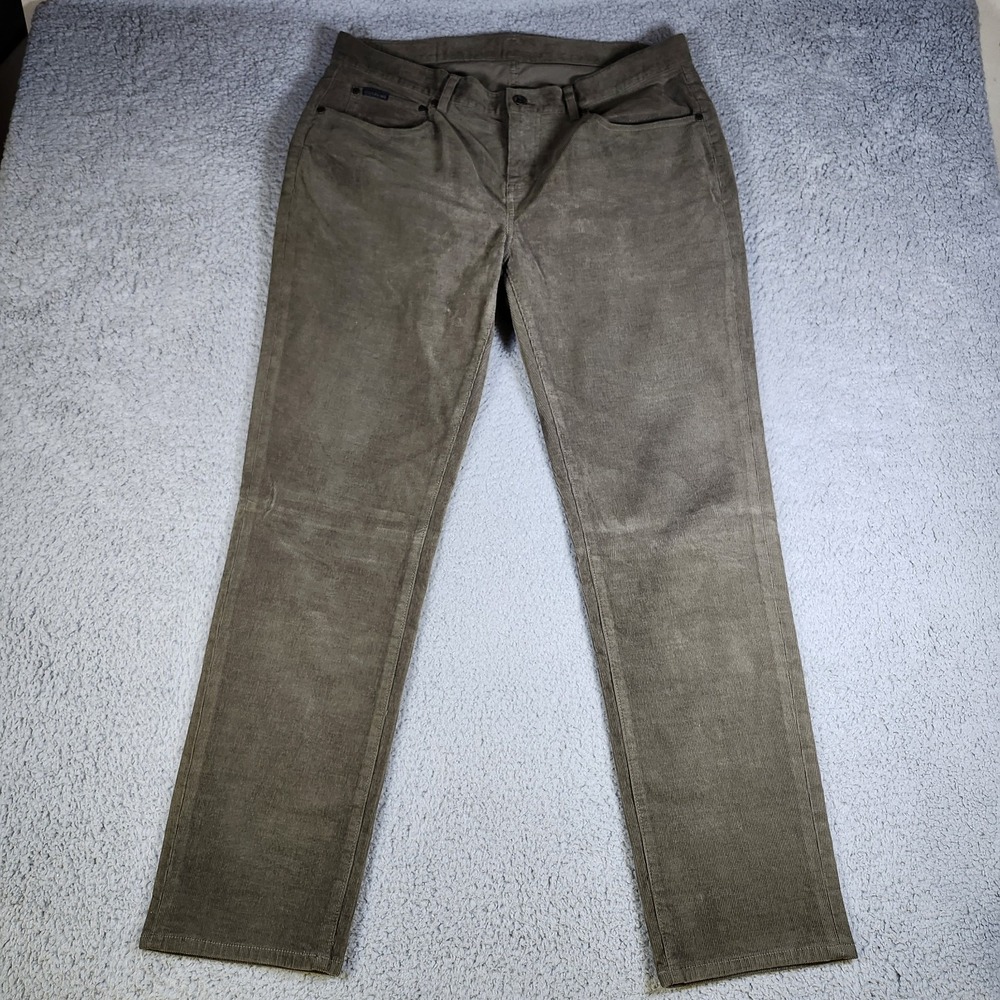 Brooks Brothers Mens 36/30 Slim Fit Corduroy Pants 5-Pocket Stretch Casual Chino